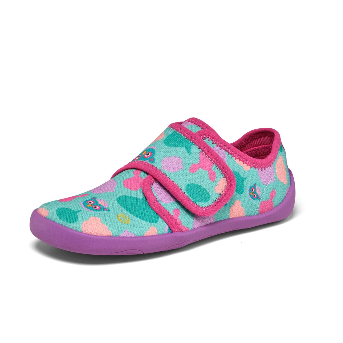 Bequemer AFFENZAHN Hausschuh COTTON MOVY in Eulenoptik, perfekt für gemütliche Abende zuhause