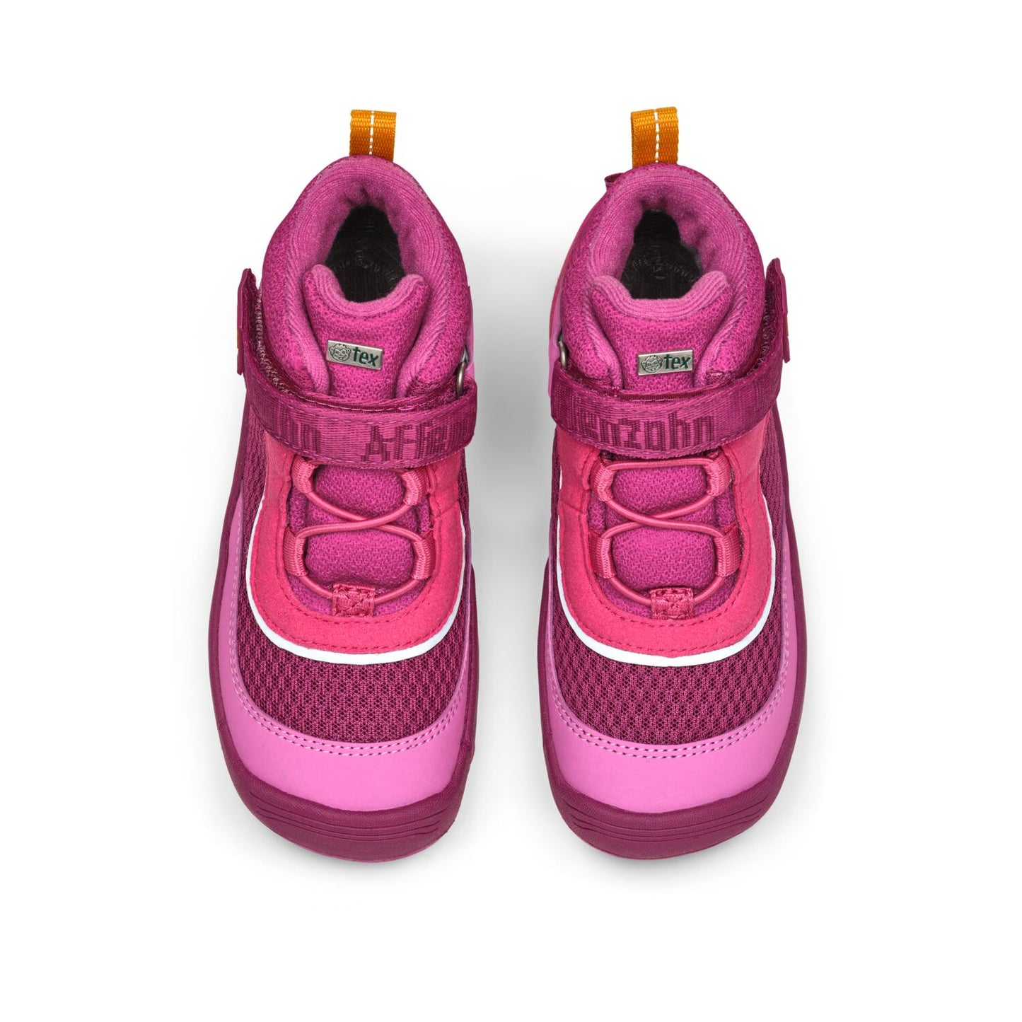 AFFENZAHN TEX veganer Knöchelschuh in kräftigem Fuchsia, ideal für modische und nachhaltige Outfits