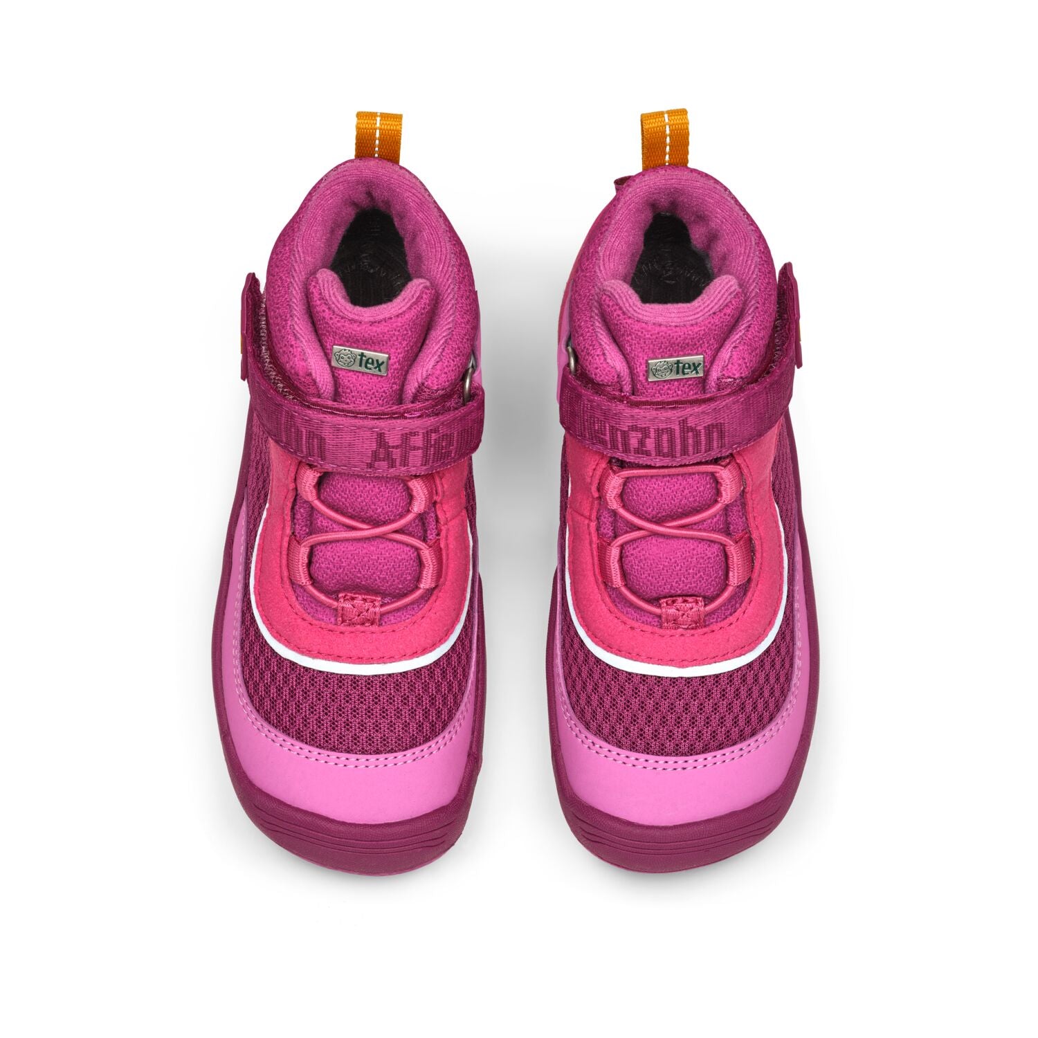 AFFENZAHN TEX veganer Knöchelschuh in kräftigem Fuchsia, ideal für modische und nachhaltige Outfits