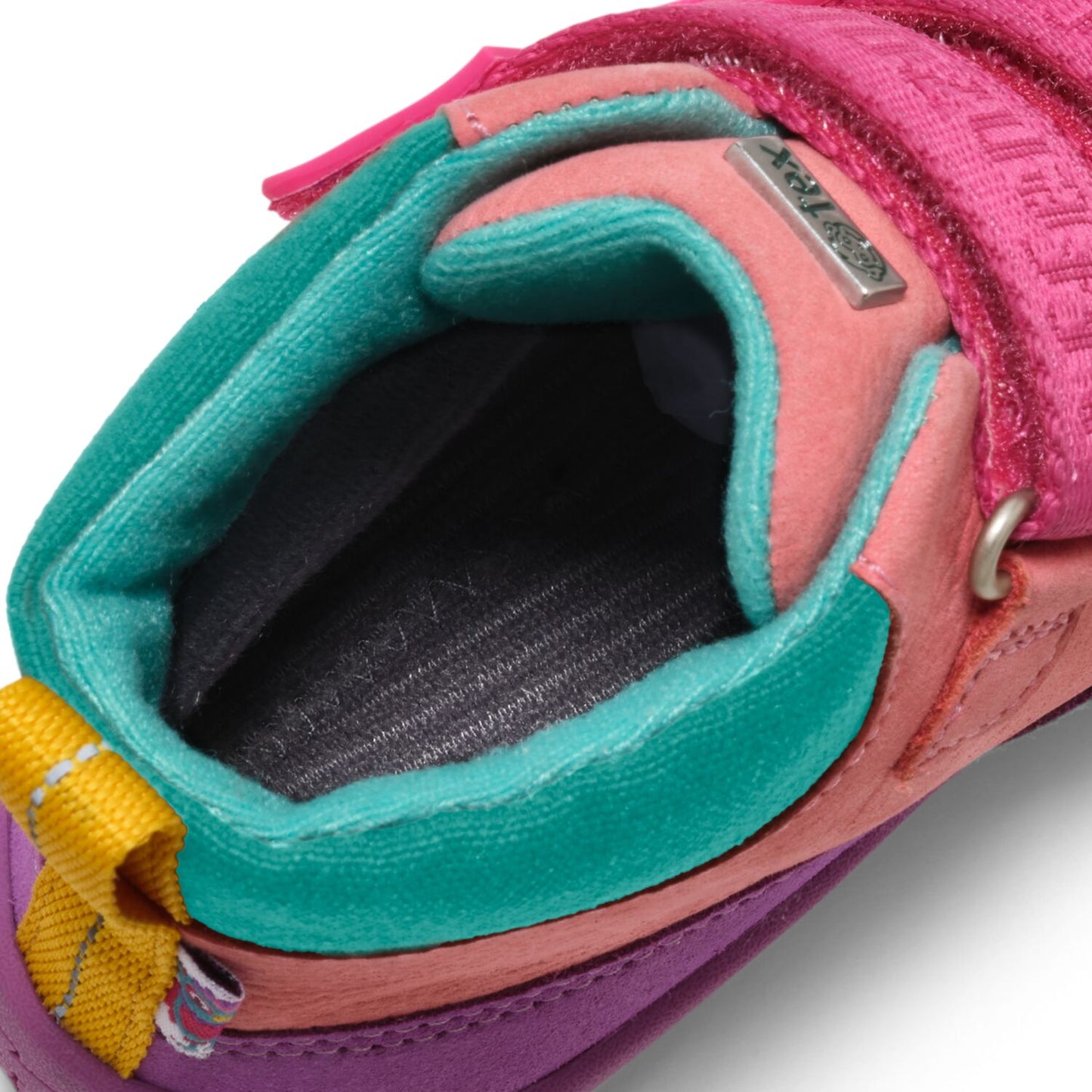 AFFENZAHN TEX Kinderlederstiefel in türkis, mit leuchtender Eule, perfekt für den täglichen Gebrauch