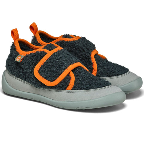 AFFENZAHN Hausschuh VEGAN FLEECY mit Hasenmotiv in warmem Beige