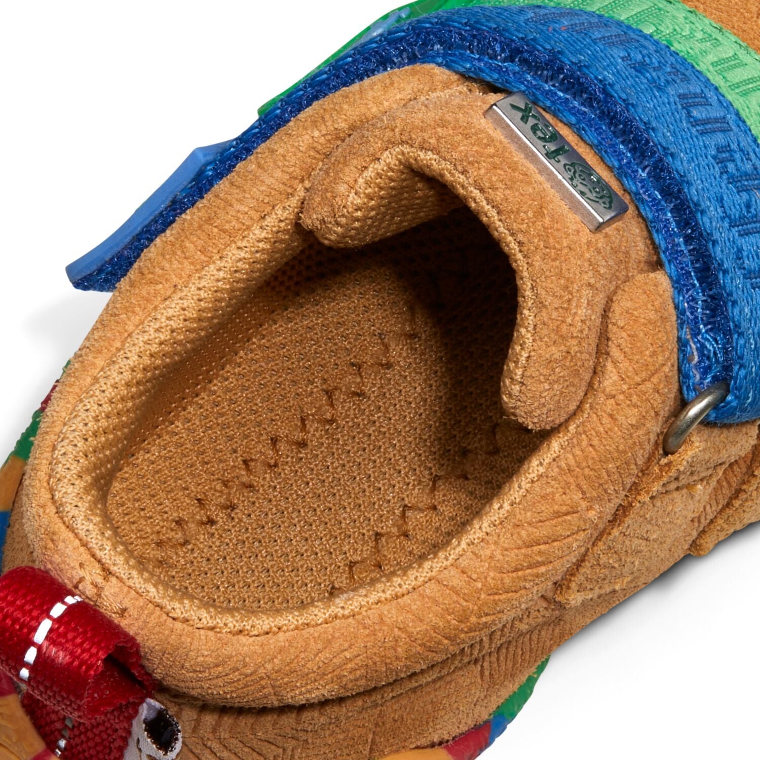 Kinderleder-Knöchelschuh von AFFENZAHN TEX in Beige und bunten Farbtönen, komfortabel und robust, seit 10 Jahren auf dem Markt