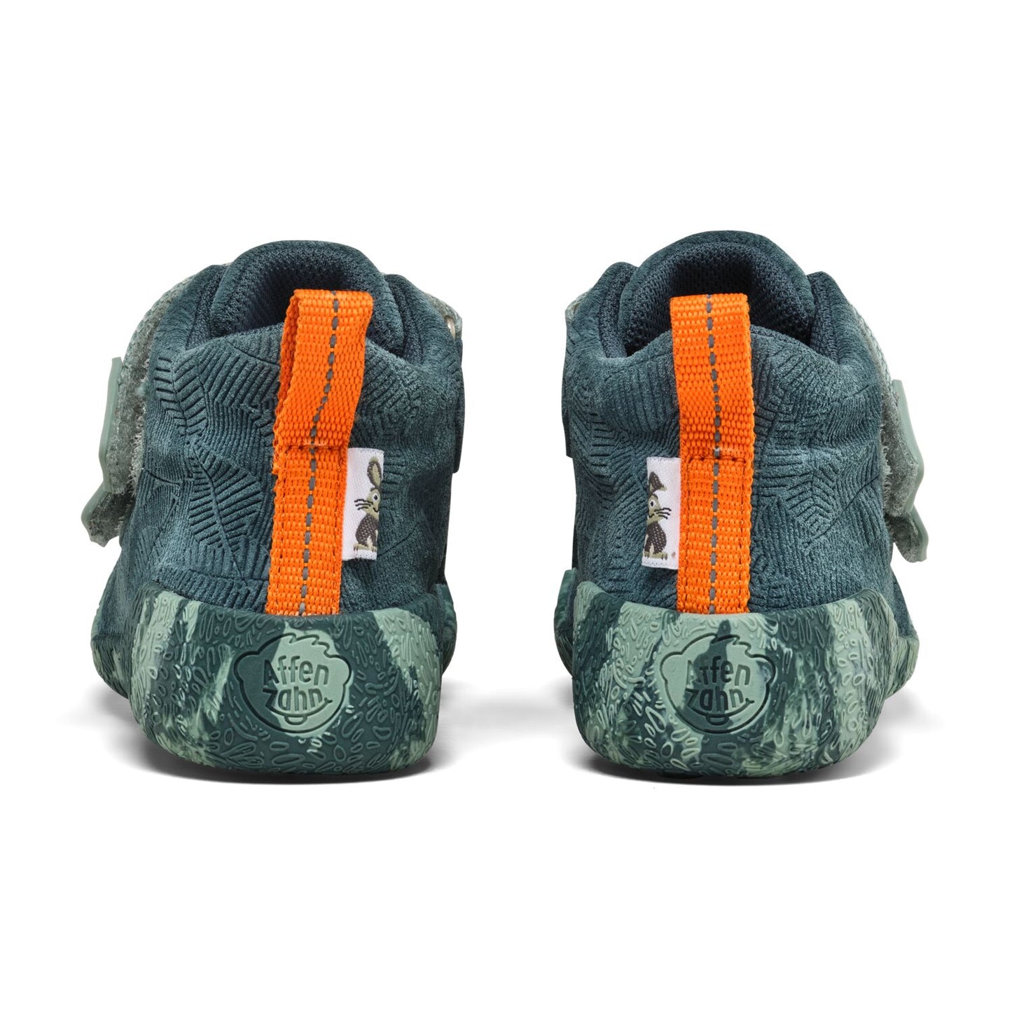 MODISCHER Knöchelschuh in petrol und orange mit LED-Details für einen trendigen Look