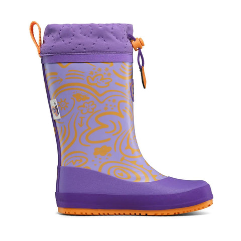 AFFENZAHN Gummistiefel  VEGAN PUDDLY SCHMETTERLING - lila / orange