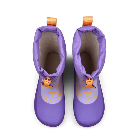AFFENZAHN Gummistiefel  VEGAN PUDDLY SCHMETTERLING - lila / orange