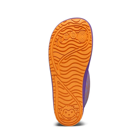 AFFENZAHN Gummistiefel  VEGAN PUDDLY SCHMETTERLING - lila / orange