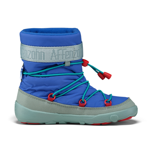 AFFENZAHN TEX Stiefel VEGAN SNOWY SHARK - hellblau / marineblau
