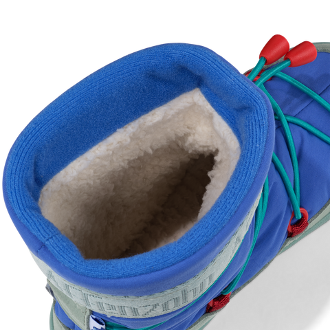AFFENZAHN TEX Stiefel VEGAN SNOWY SHARK - hellblau / marineblau