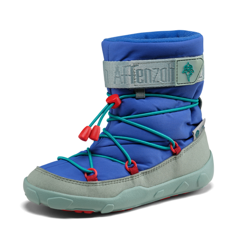 AFFENZAHN TEX Stiefel VEGAN SNOWY SHARK - hellblau / marineblau