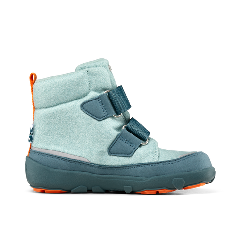 AFFENZAHN TEX Stiefel COMFY WOOL HASE - mint / petrol