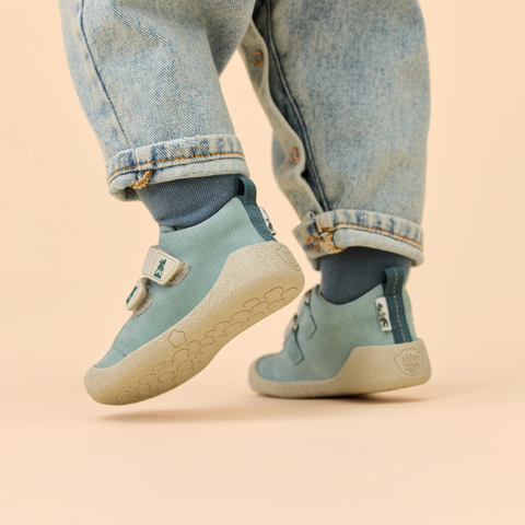 AFFENZAHN Barfuß Halbschuh WALKY HASE - mint