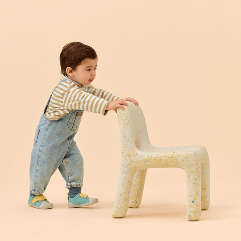 AFFENZAHN Barfuß Halbschuh SMALLY NASHORN - türkis / grau / buttergelb by AFFENZAHN