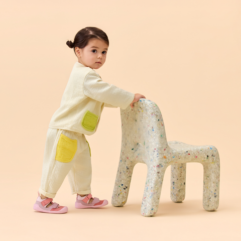 AFFENZAHN Barfuß Halbschuhe Leder FREELY EINHORN - rosa / koralle by AFFENZAHN