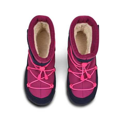 AFFENZAHN TEX Stiefel VEGAN SNOWY FLAMINGO - pink / lila