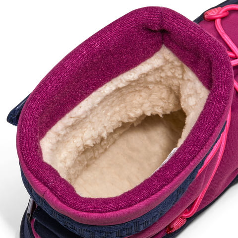 AFFENZAHN TEX Stiefel VEGAN SNOWY FLAMINGO - pink / lila