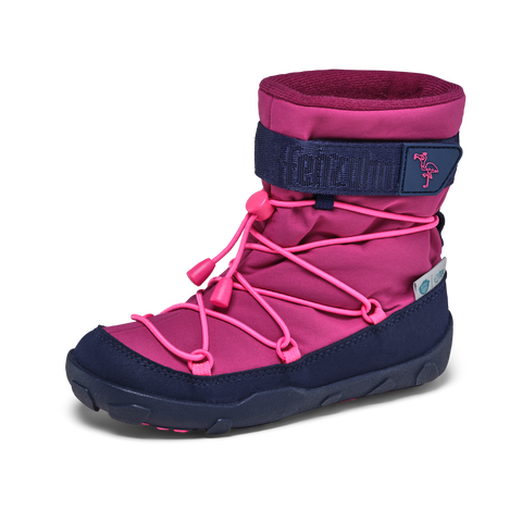 AFFENZAHN TEX Stiefel VEGAN SNOWY FLAMINGO - pink / lila