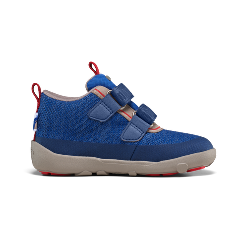 AFFENZAHN TEX Knöchelschuh KNIT HAPPY WAL - blau / grau / rot