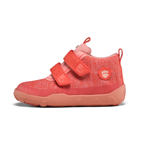 AFFENZAHN TEX Knöchelschuh KNIT HAPPY PONY - koralle / rosa