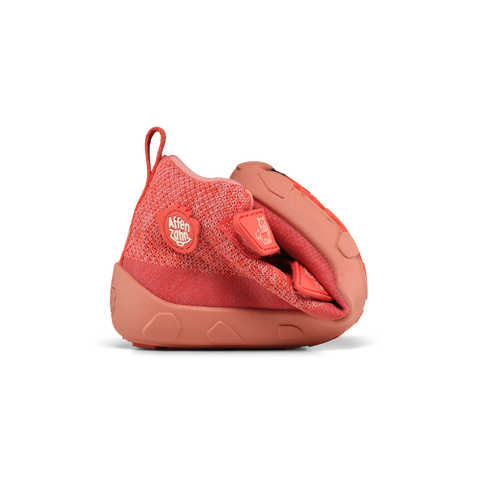 AFFENZAHN TEX Knöchelschuh KNIT HAPPY PONY - koralle / rosa