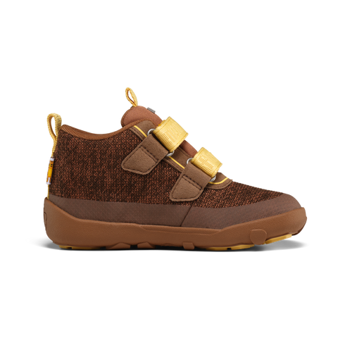 AFFENZAHN TEX Knöchelschuh KNIT HAPPY TIGER - braun / gelb