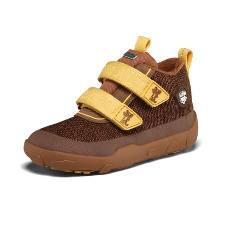 AFFENZAHN TEX Knöchelschuh KNIT HAPPY TIGER - braun / gelb