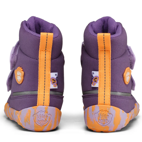 AFFENZAHN TEX Stiefel COMFY VEGAN AFFENZAHN Schmetterling - lila / orange / flieder
