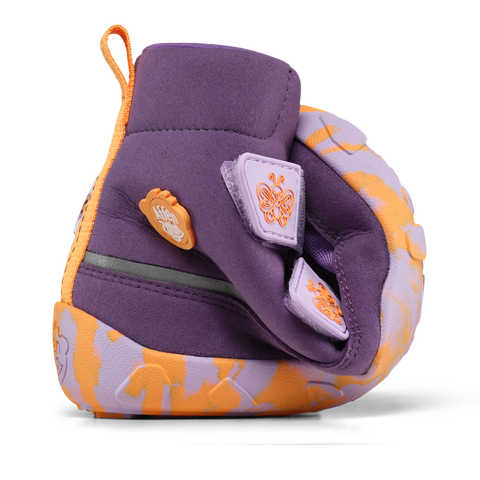 AFFENZAHN TEX Stiefel COMFY VEGAN AFFENZAHN Schmetterling - lila / orange / flieder