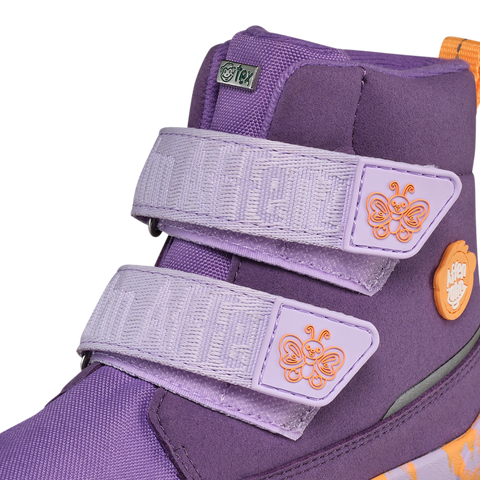 AFFENZAHN TEX Stiefel COMFY VEGAN AFFENZAHN Schmetterling - lila / orange / flieder