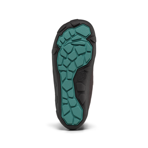 AFFENZAHN TEX Stiefel VEGAN COMFY NASHORN - grau / gelb / türkis