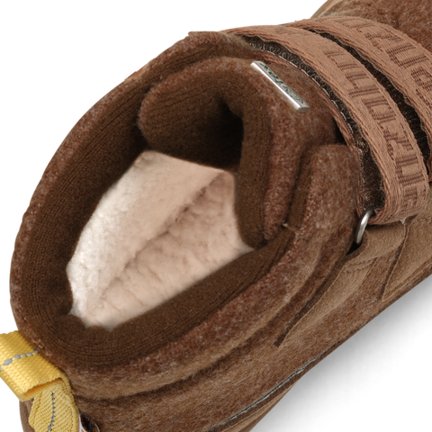 AFFENZAHN TEX Stiefel COMFY WOLLE TIGER - braun / gelb