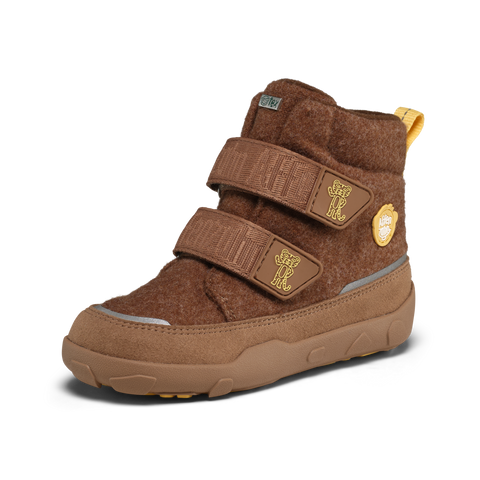 AFFENZAHN TEX Stiefel COMFY WOLLE TIGER - braun / gelb
