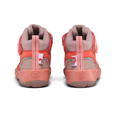 AFFENZAHN TEX Knöchelschuh VEGAN EXPLORY PONY - koralle / rosa