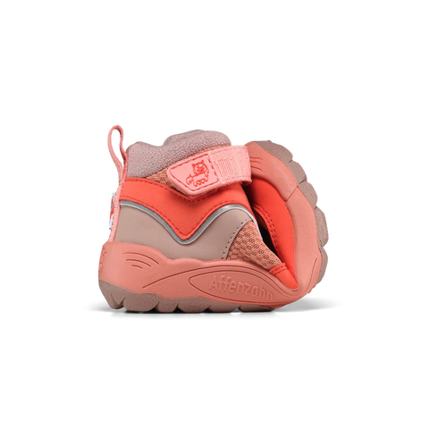 AFFENZAHN TEX Knöchelschuh VEGAN EXPLORY PONY - koralle / rosa