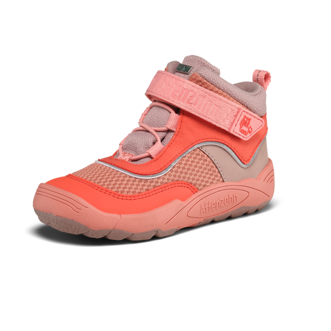 AFFENZAHN TEX Knöchelschuh VEGAN EXPLORY PONY - koralle / rosa