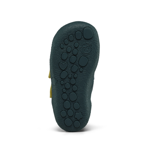 AFFENZAHN TEX Stiefel VEGAN SNUGGY RAUPE - tanne / kiwi / rotorange