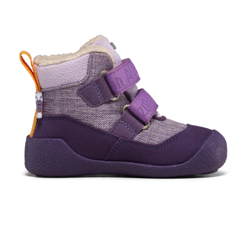 AFFENZAHN TEX Stiefel VEGAN SNUGGY SCHMETTERLING - lila / flieder / orange