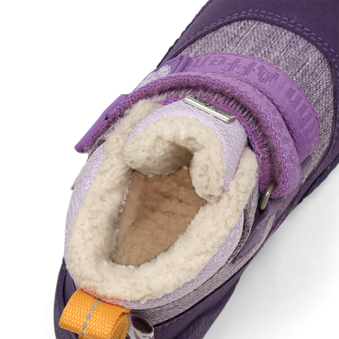 AFFENZAHN TEX Stiefel VEGAN SNUGGY SCHMETTERLING - lila / flieder / orange