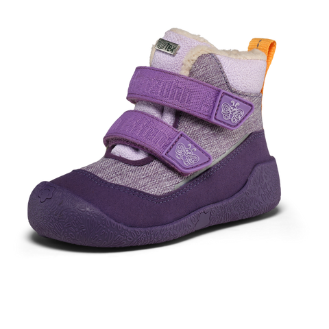 AFFENZAHN TEX Stiefel VEGAN SNUGGY SCHMETTERLING - lila / flieder / orange