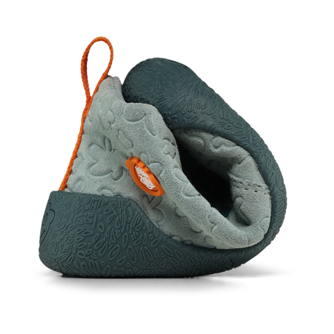 AFFENZAHN TEX Knöchelschuh LEDER STARTY HASE - mint / orange