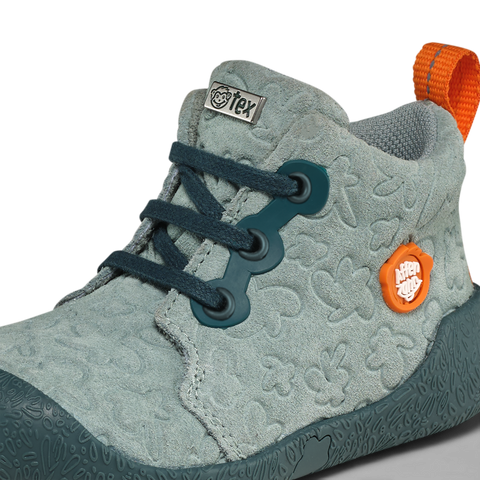 AFFENZAHN TEX Knöchelschuh LEDER STARTY HASE - mint / orange