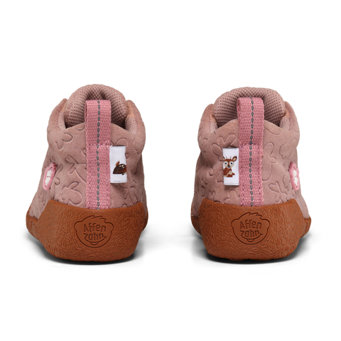 AFFENZAHN TEX Knöchelschuh LEDER STARTY REH - rosa