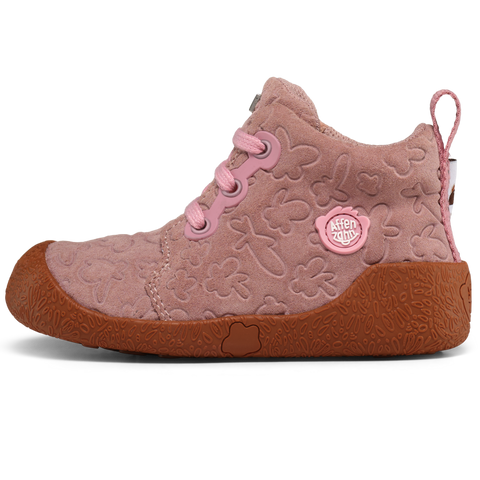 AFFENZAHN TEX Knöchelschuh LEDER STARTY REH - rosa