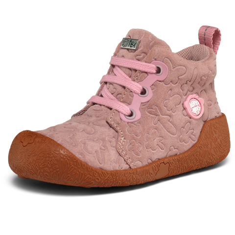 AFFENZAHN TEX Knöchelschuh LEDER STARTY REH - rosa