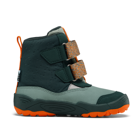 AFFENZAHN TEX Stiefel VEGAN BLIZZY HASE - petrol / orange