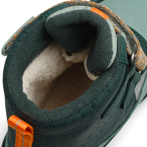 AFFENZAHN TEX Stiefel VEGAN BLIZZY HASE - petrol / orange