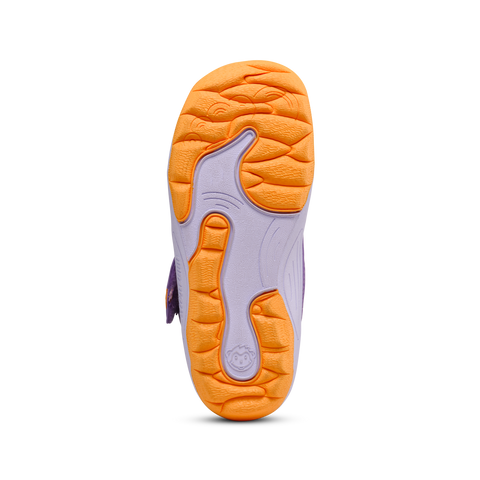 AFFENZAHN TEX Stiefel VEGAN BLIZZY SCHMETTERLING - lila / flieder / orange
