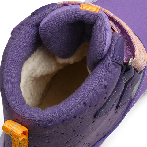 AFFENZAHN TEX Stiefel VEGAN BLIZZY SCHMETTERLING - lila / flieder / orange