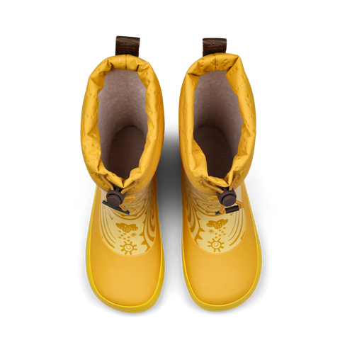 AFFENZAHN Gummistiefel  VEGAN PUDDLY TIGER - gelb / braun