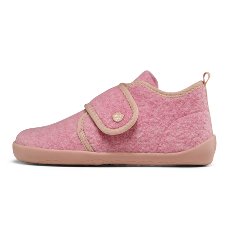 AFFENZAHN Hausschuh WOLLE PURY REH - rosa