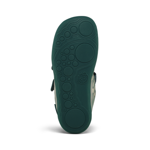 AFFENZAHN Barfuß Halbschuh COTTON LUCKY HASE - petrol